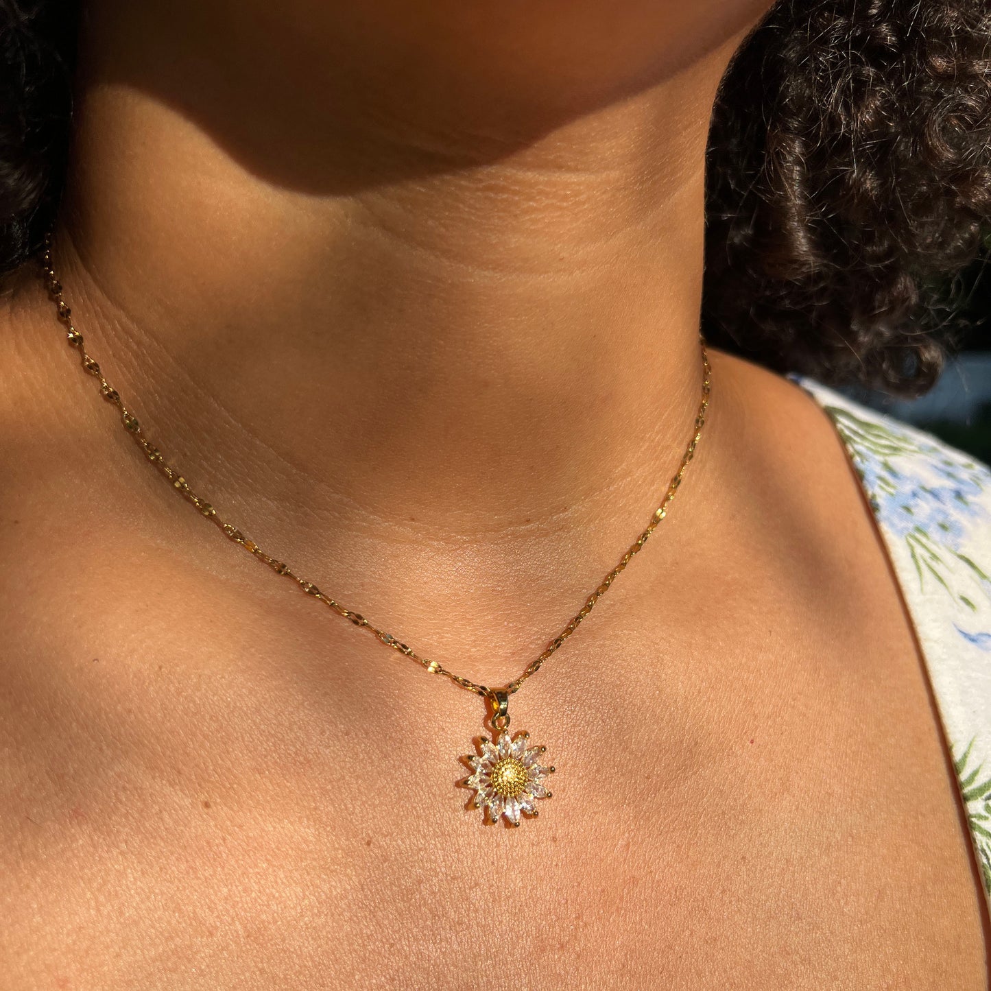 Sunflower Necklace image 2