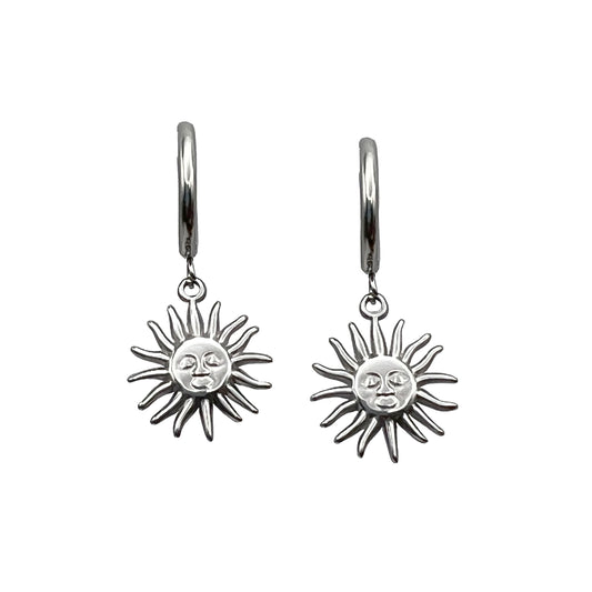 Sun Pendant Earrings