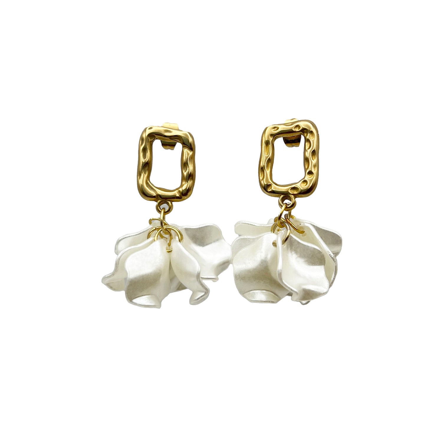 Pearl Petal Earrings image 0