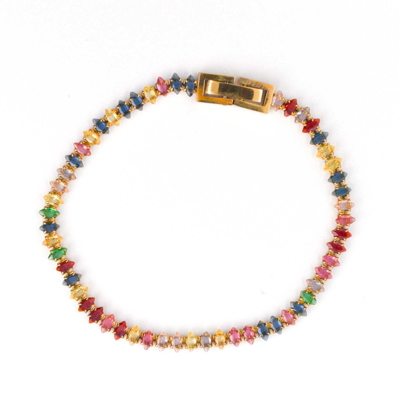 Rainbow Tennis Bracelet image 0