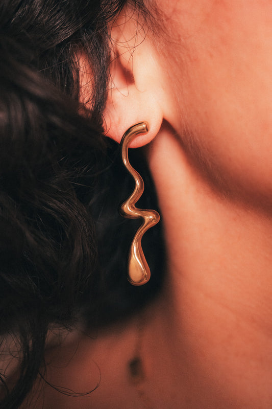 Sculptural Drop Earrings