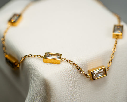 Beveled Baguette Bracelet