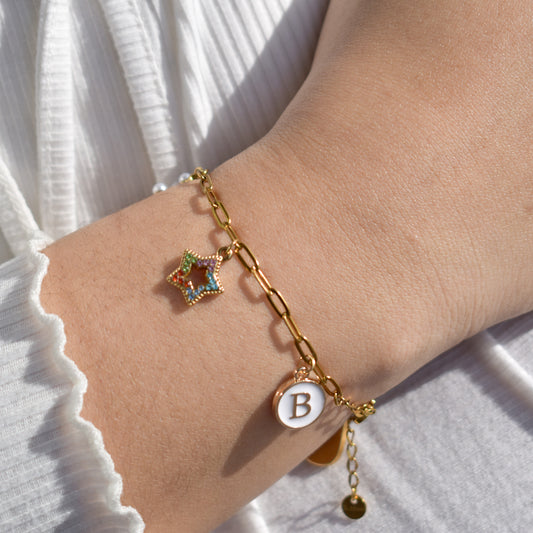 Multi Color Star Charm image 1