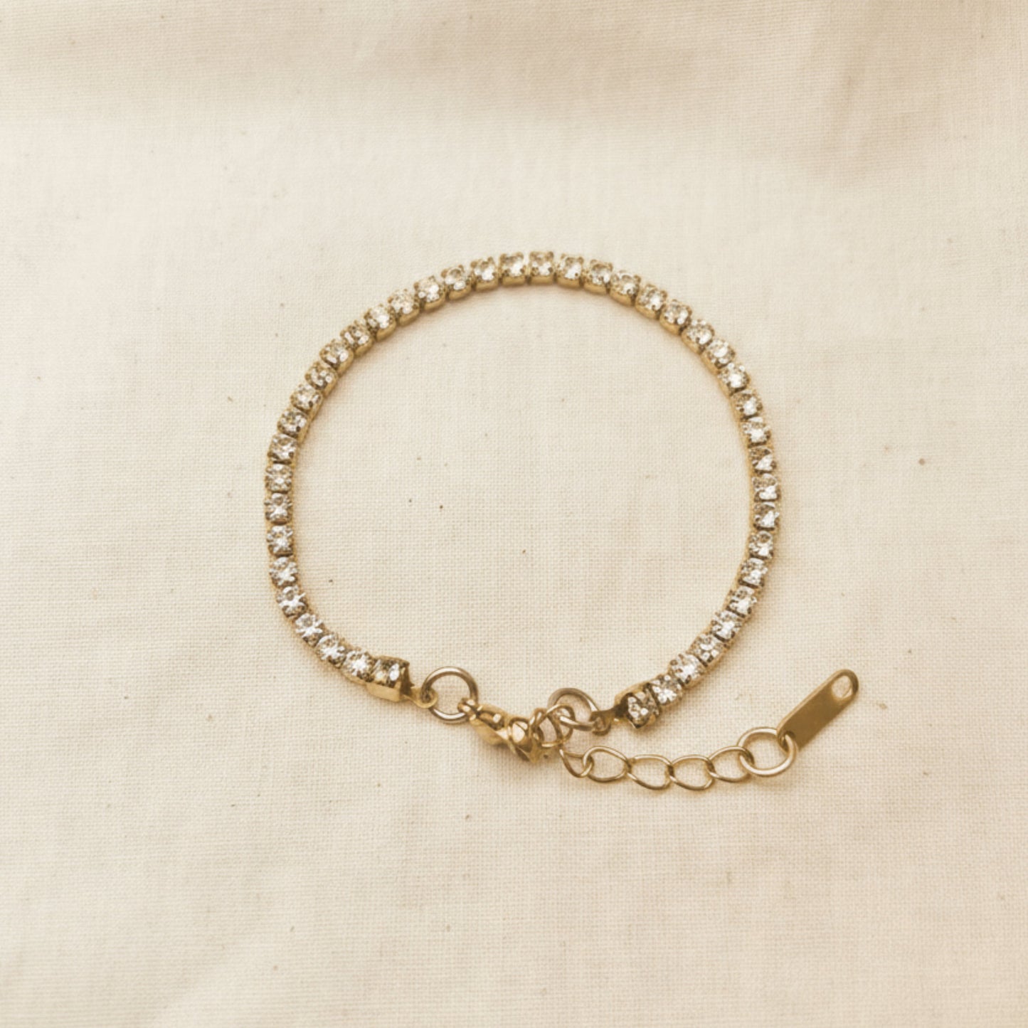 Rhinestone Tennis Bracelet