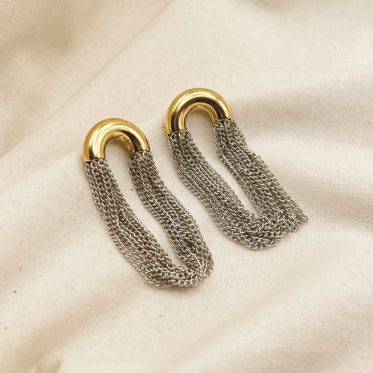Drape Tassel Earrings