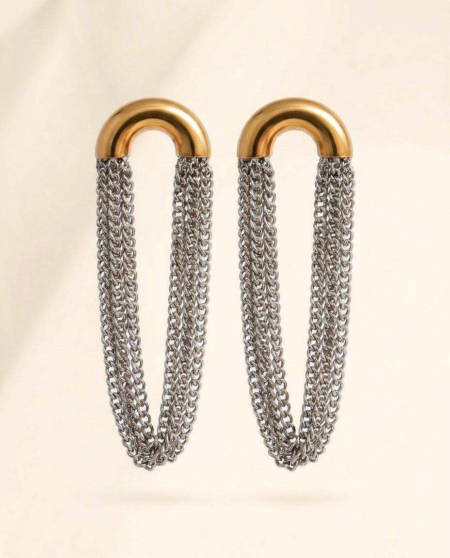 Drape Tassel Earrings