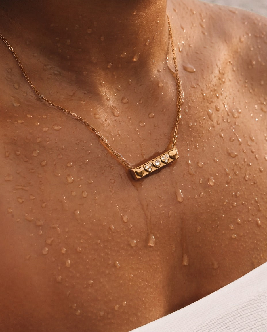 Heart Bar Necklace