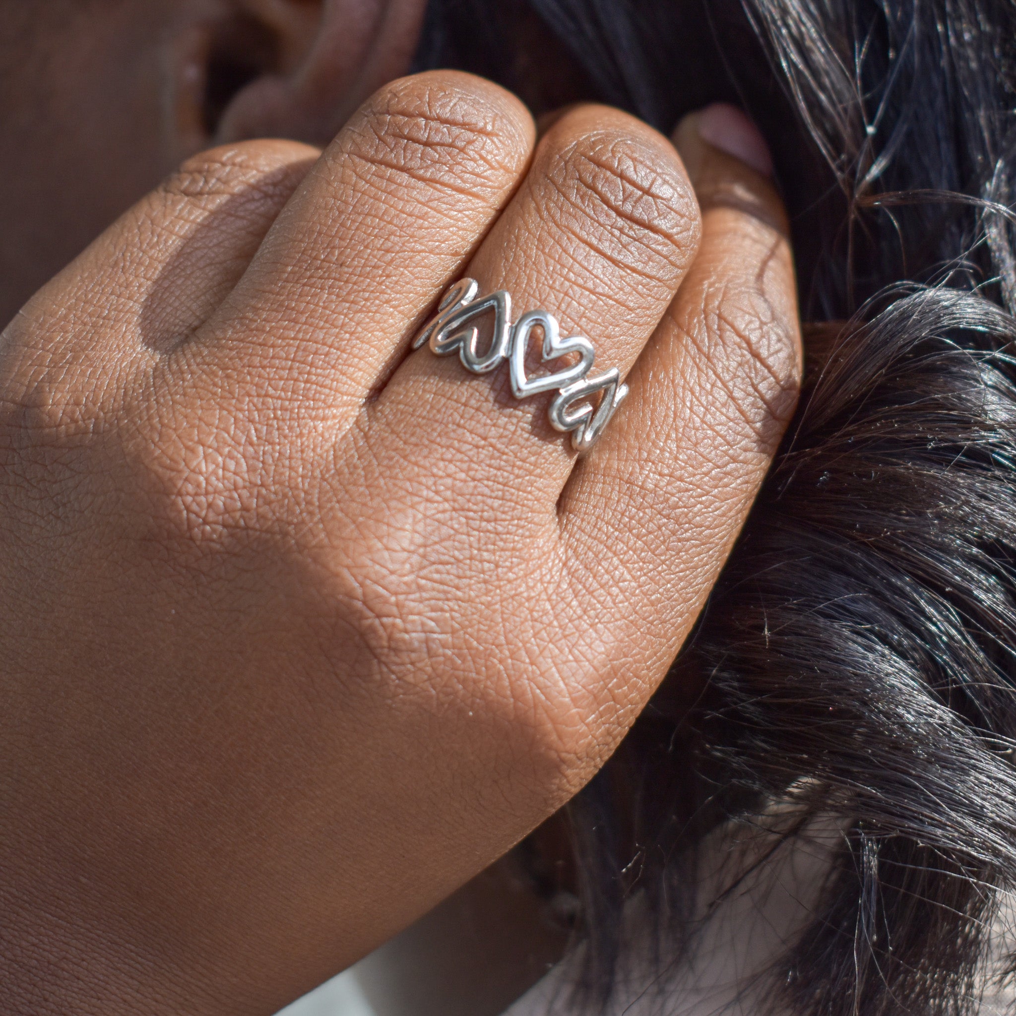 Adjustable Heart Ring image 3