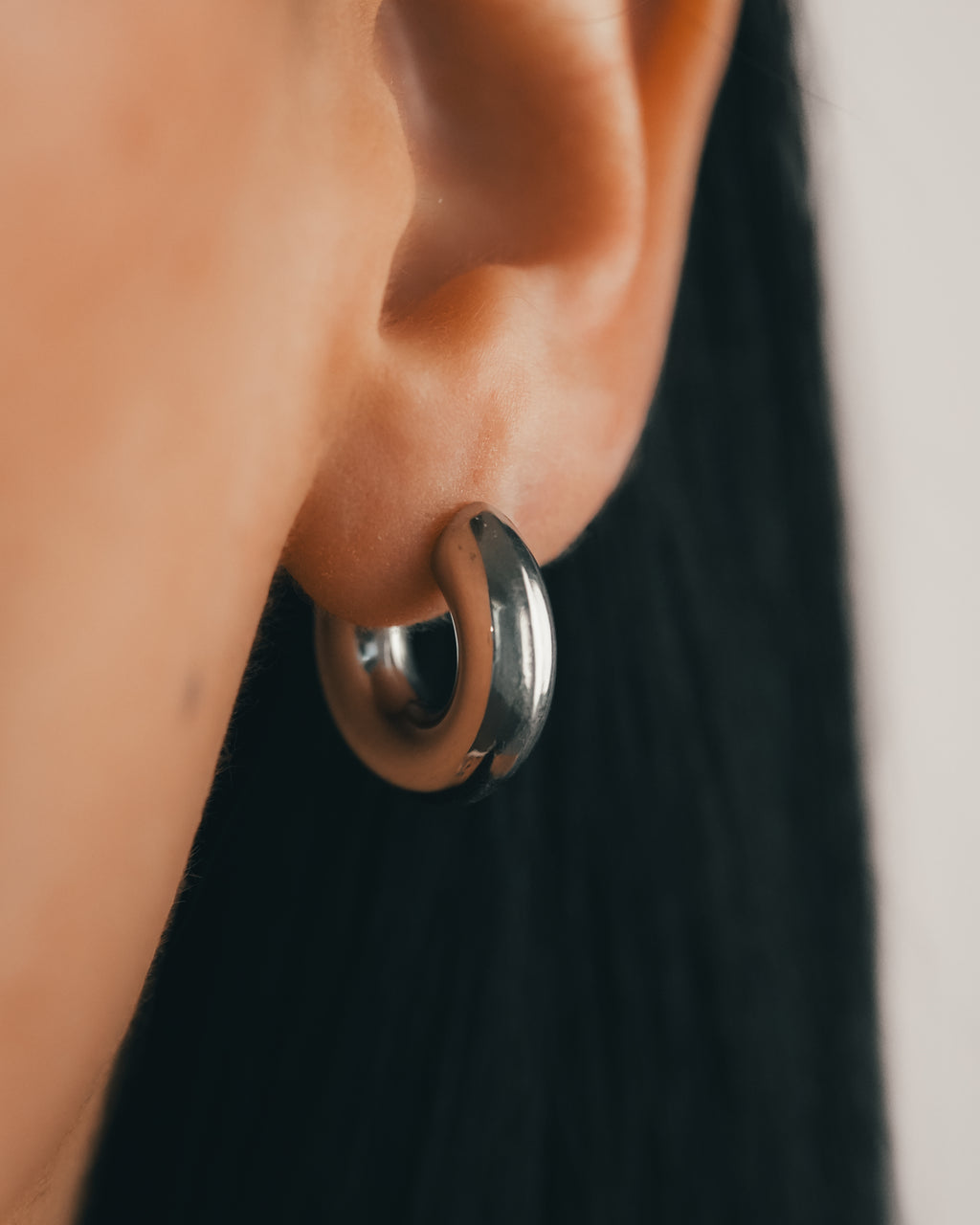 Small Chunky 3/4 Hoop