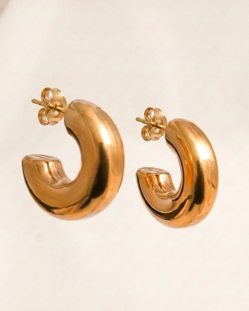 Large Chunky 3/4 Hoop