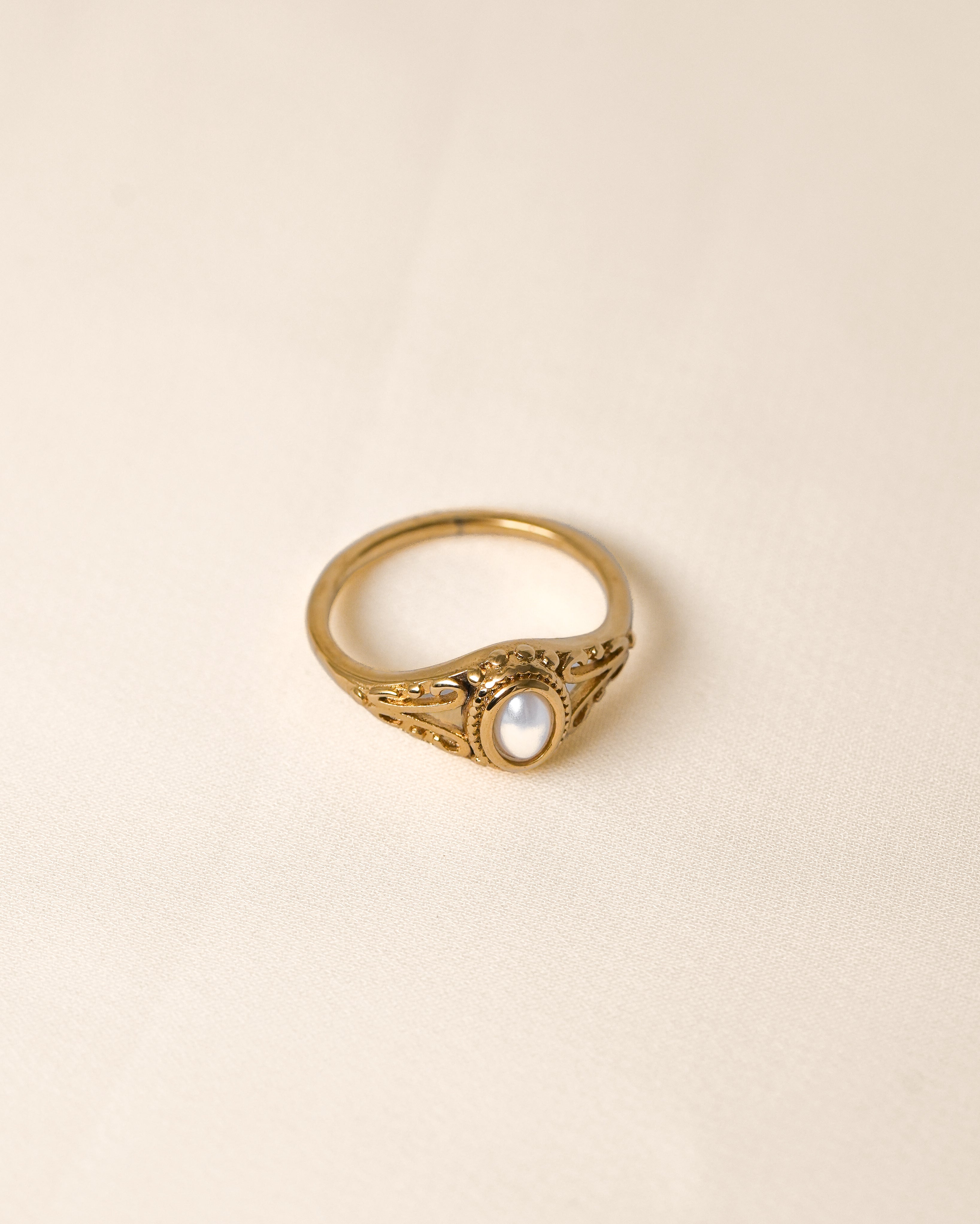 Art Deco Pearl Ring