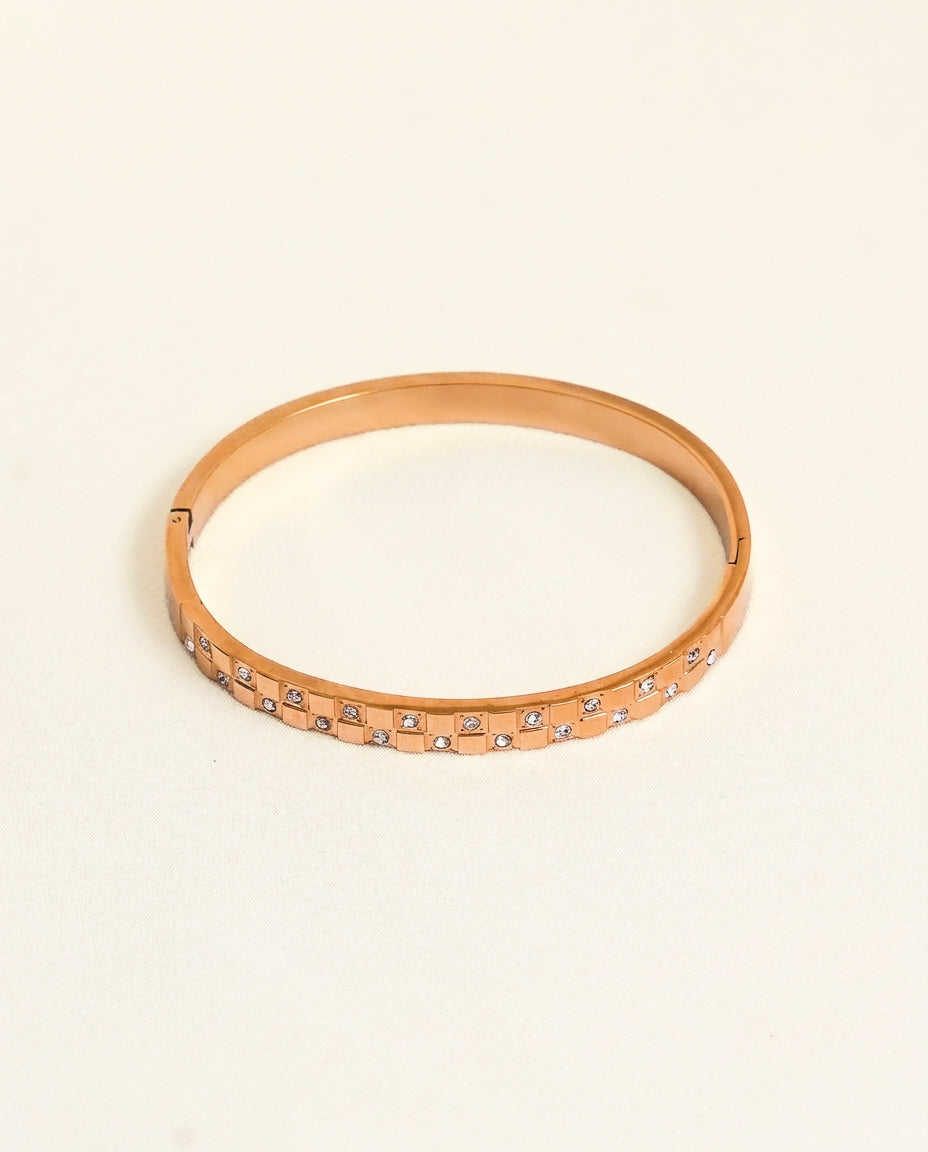 Checkered Cuff Bracelet