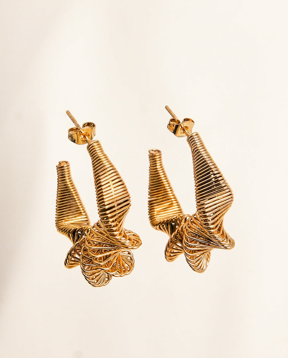 Twisted Wire Earrings