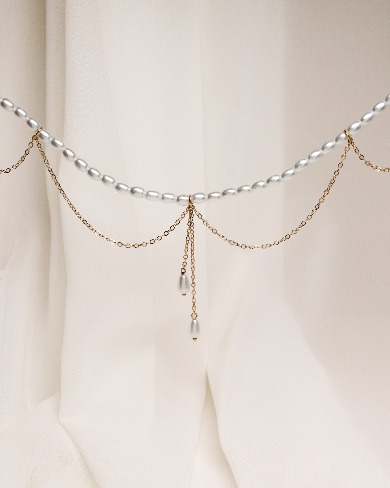 Pearl Veil Necklace