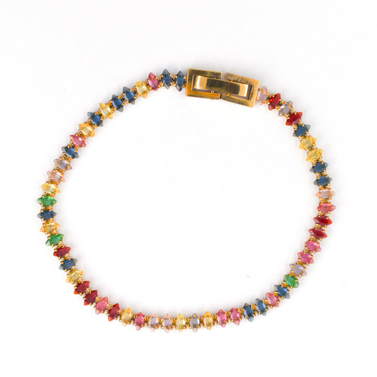 Rainbow Tennis Bracelet image 0