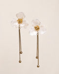 Floral Tassel Earrings