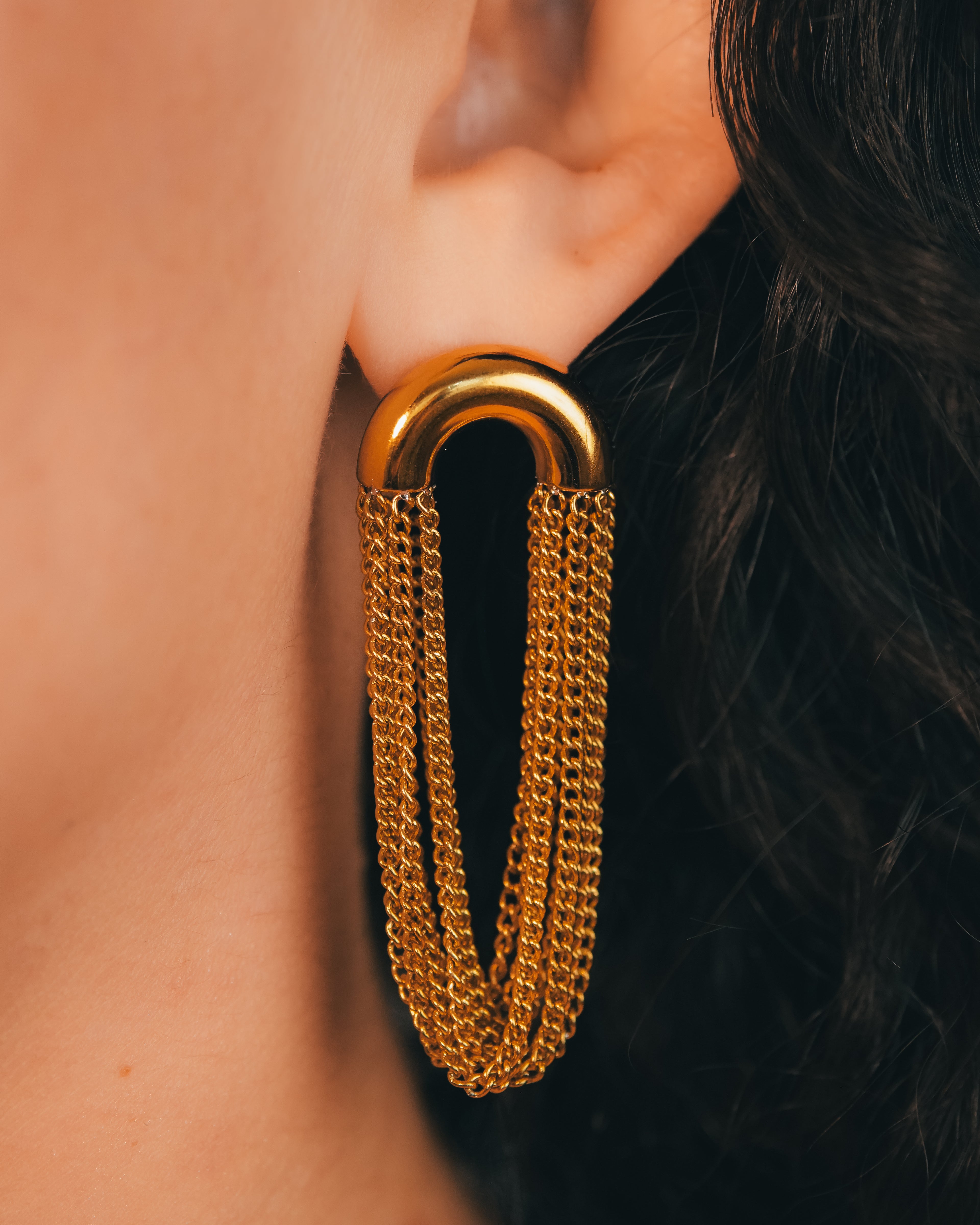 Drape Tassel Earrings