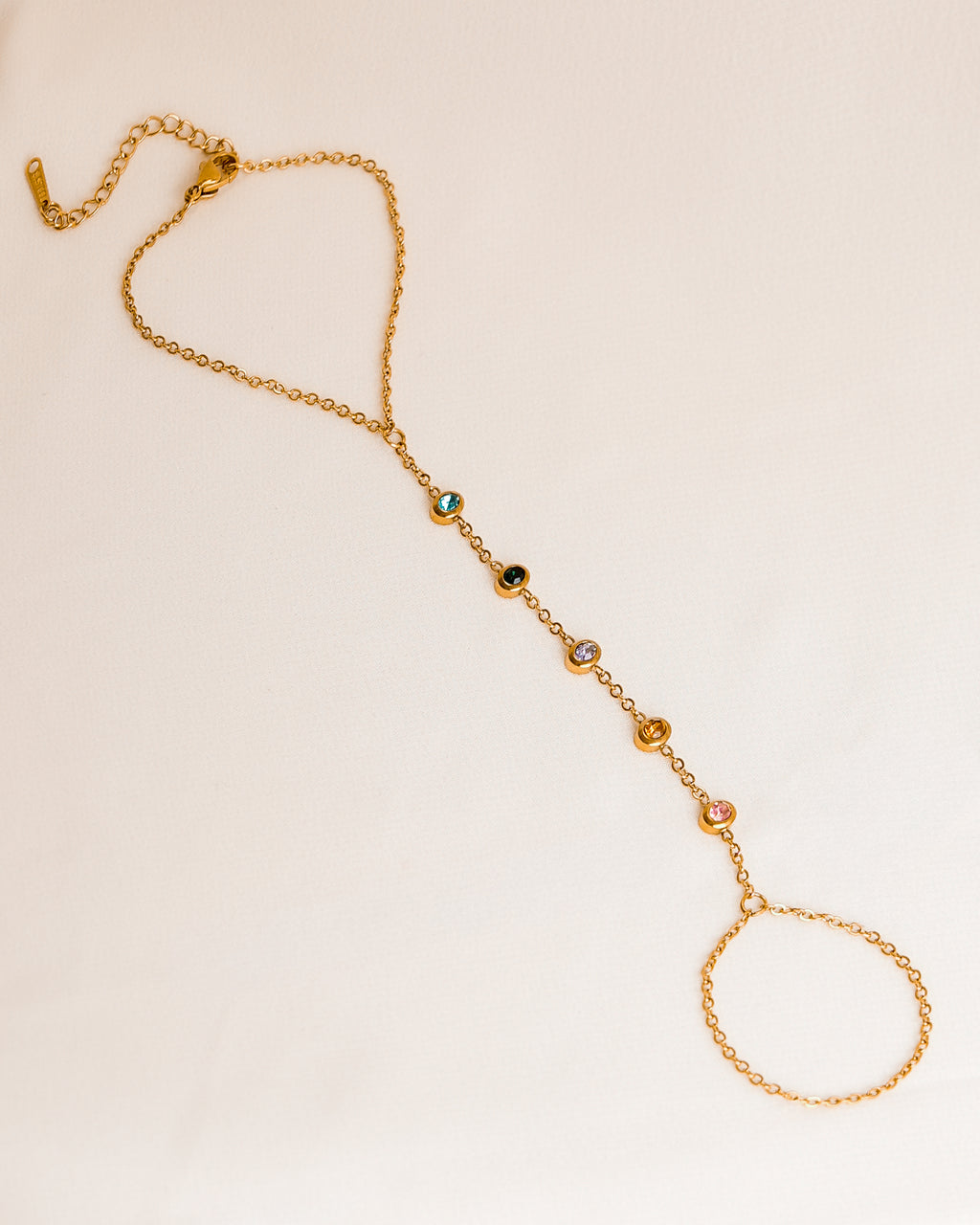 Colorful Gem Hand Chain