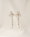 Floral Tassel Earrings