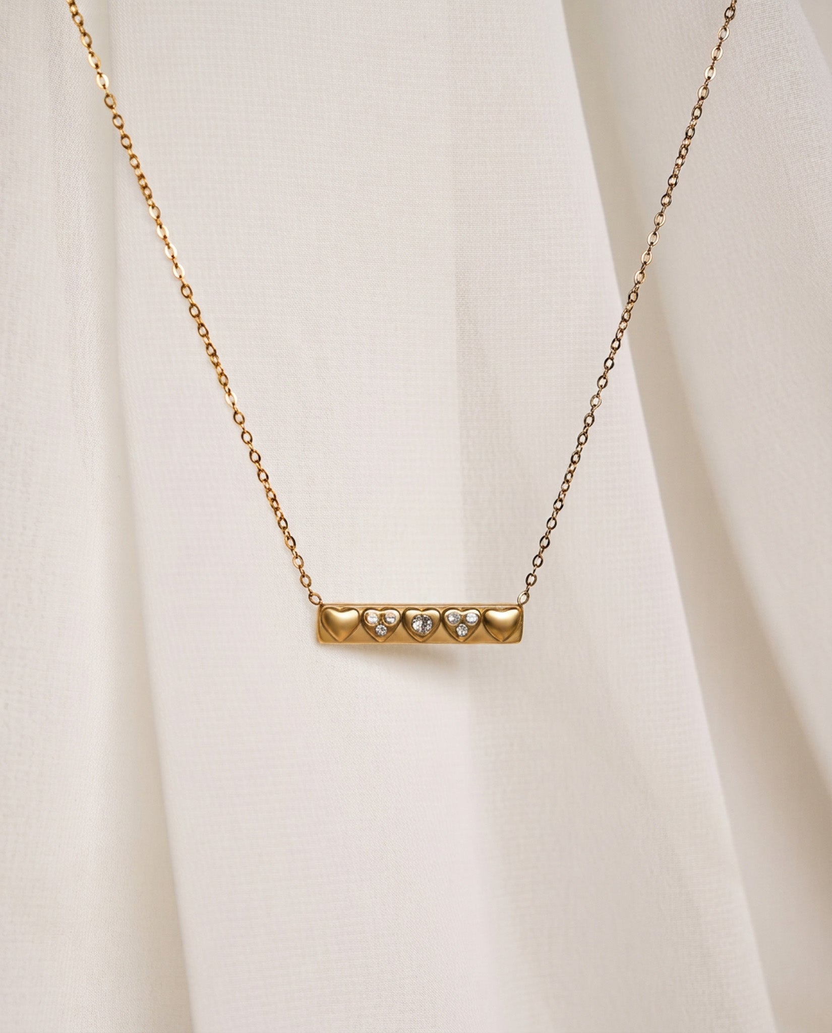 Heart Bar Necklace