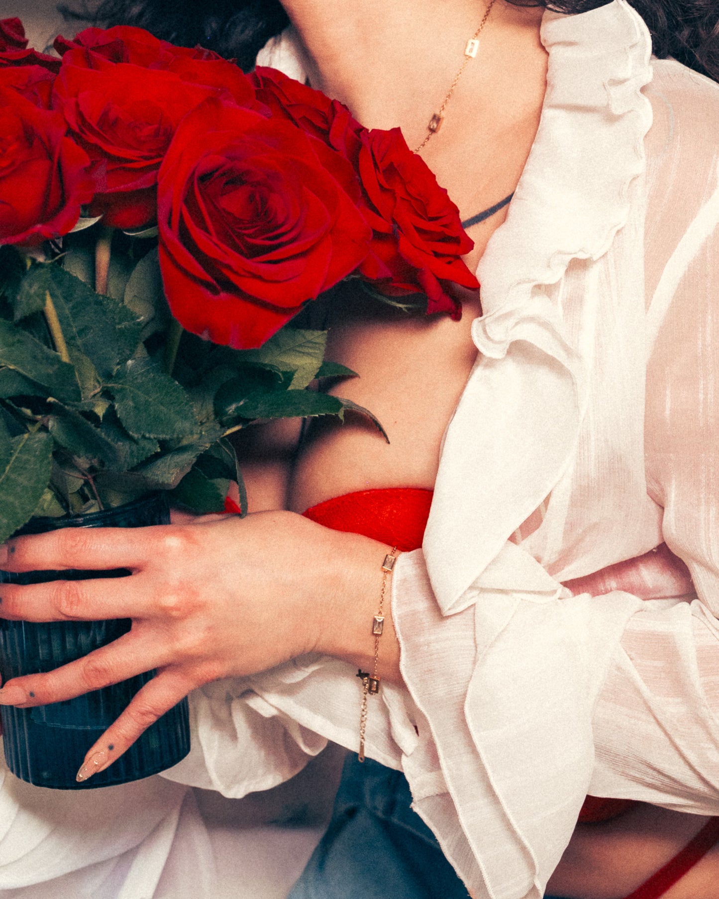 Beveled Baguette Bracelet