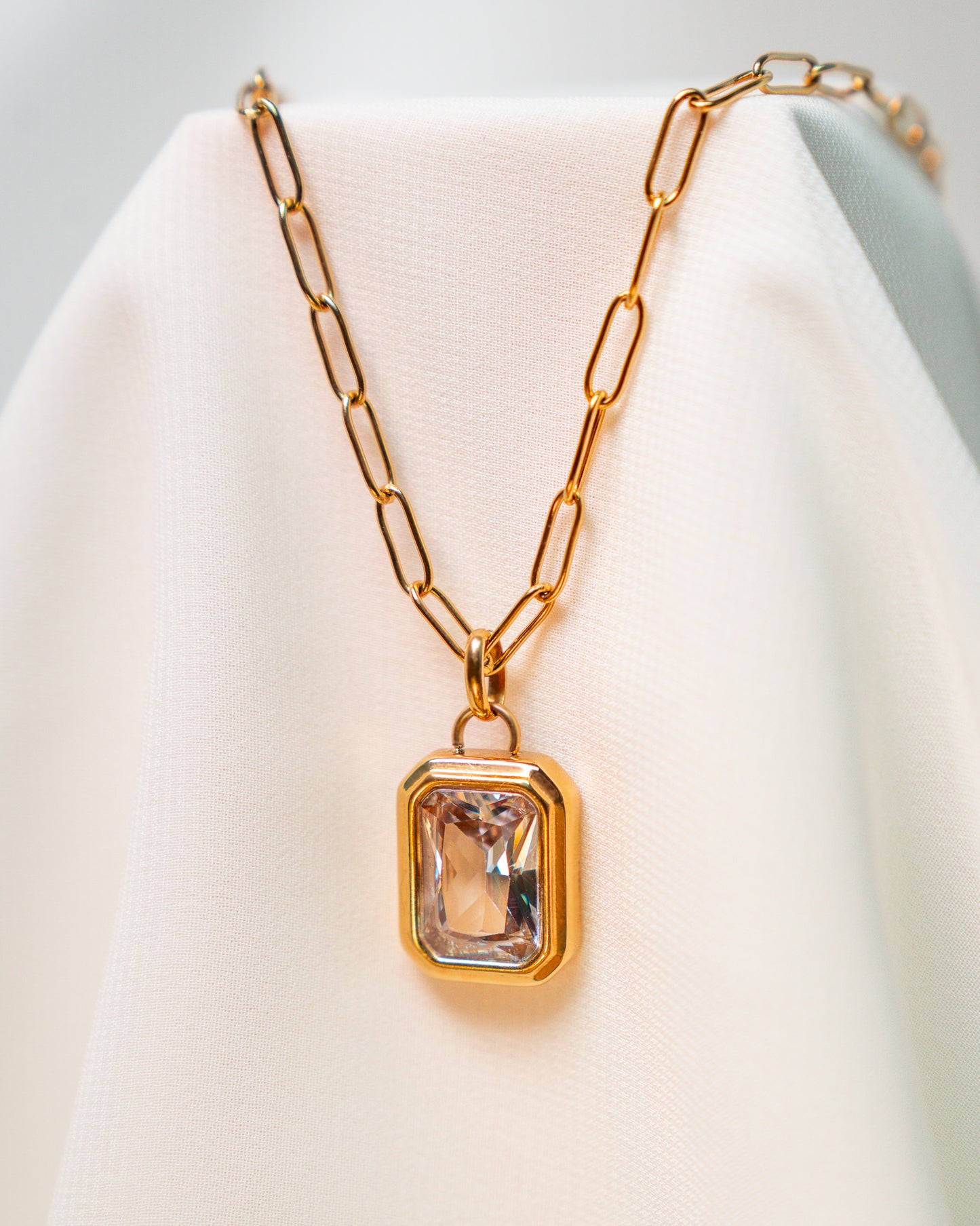 Prism Beveled Necklace