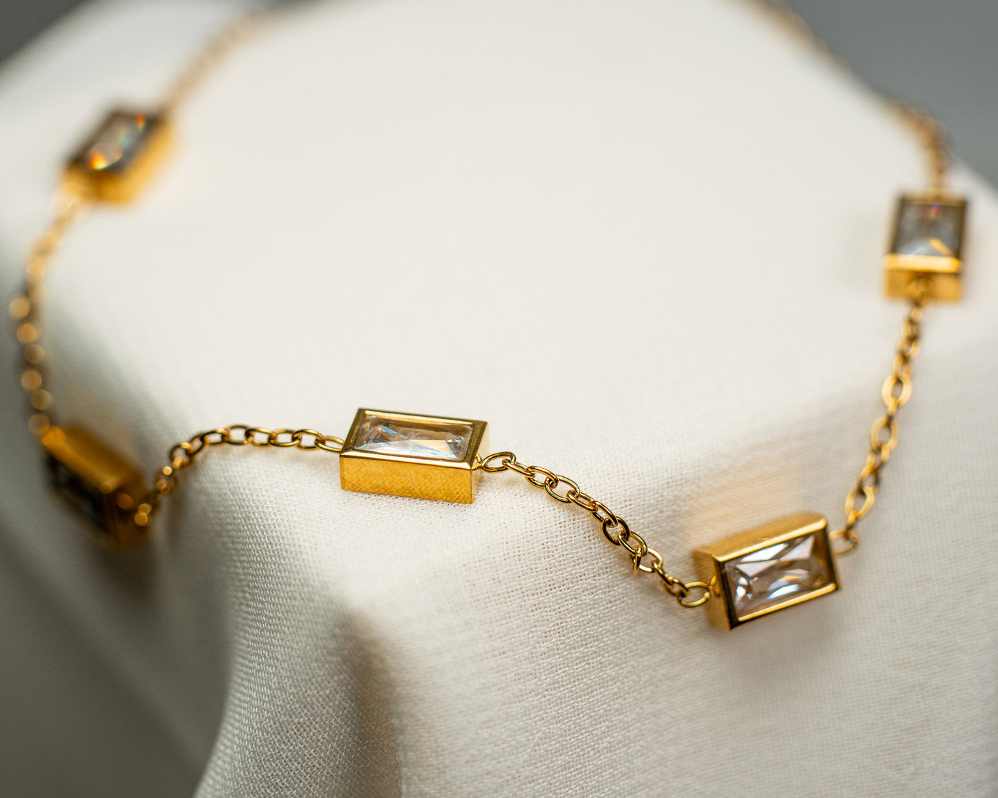 Beveled Baguette Bracelet