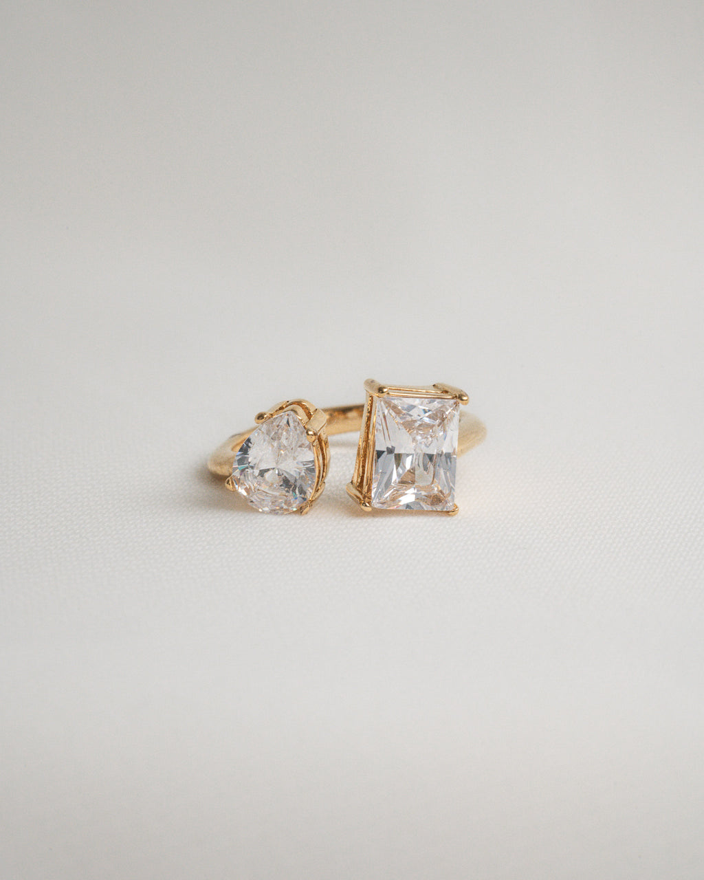 Dual Stone Statement Ring