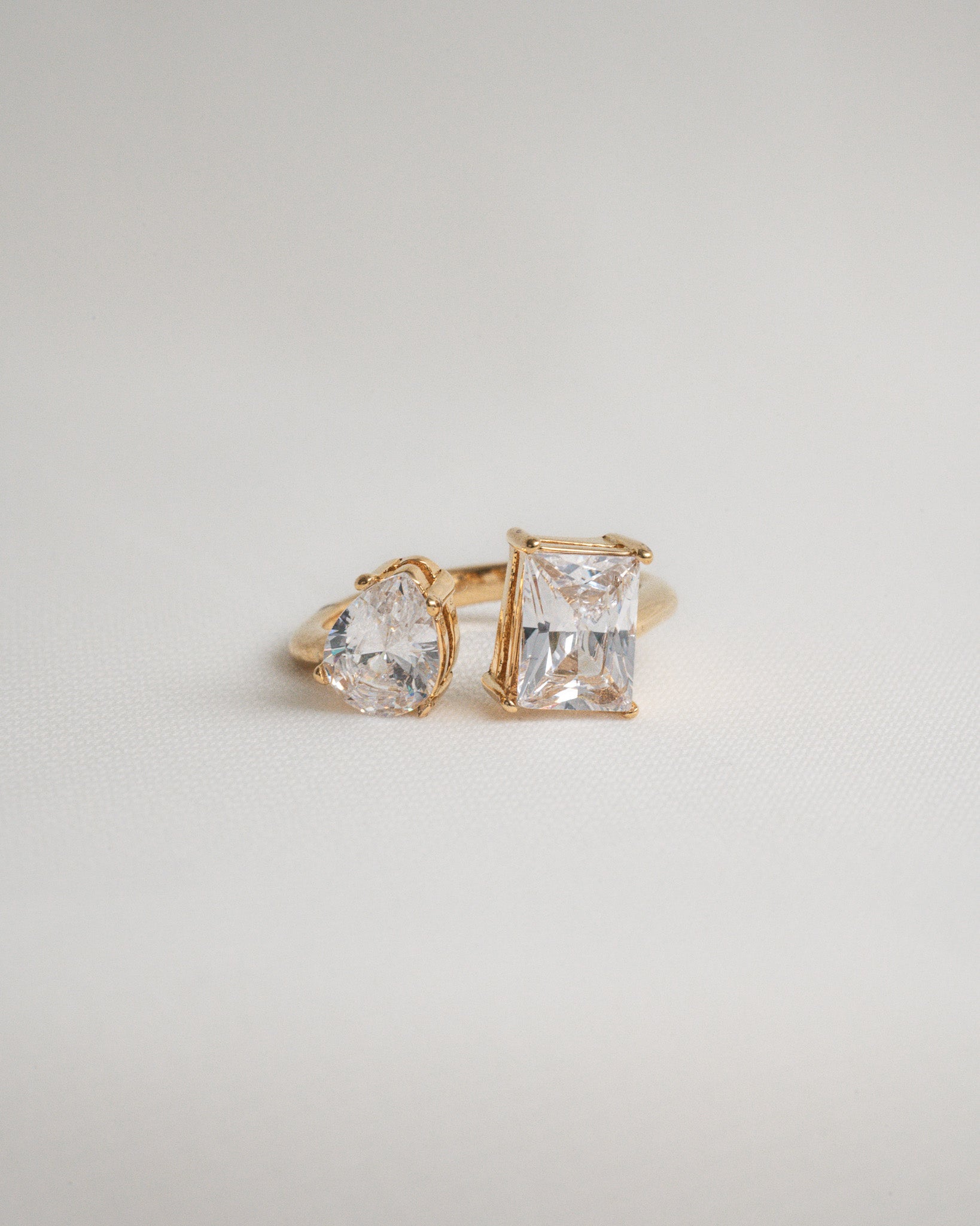 Dual Stone Statement Ring