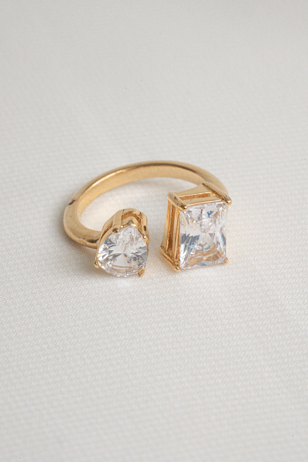 Dual Stone Statement Ring