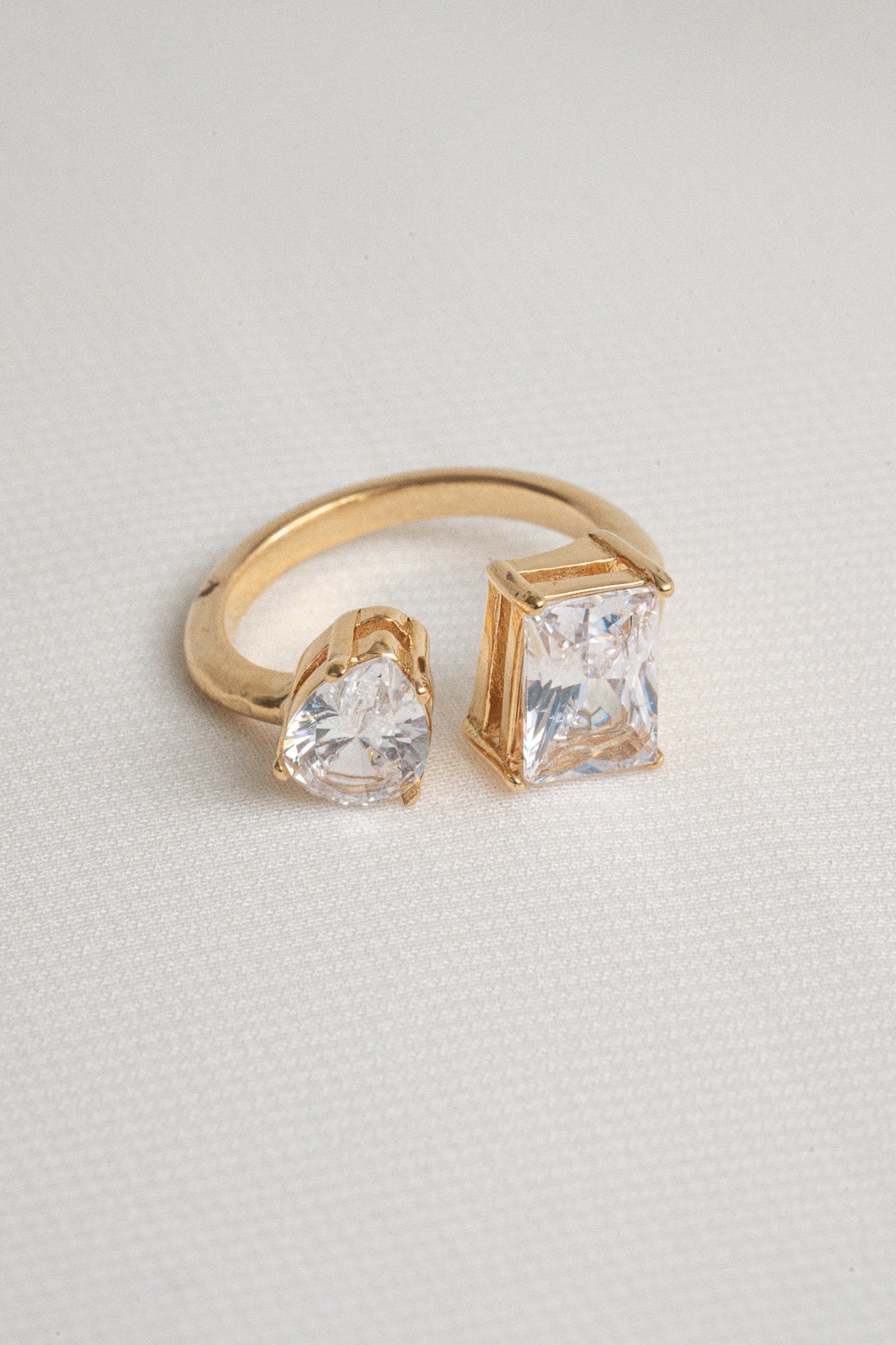 Dual Stone Statement Ring