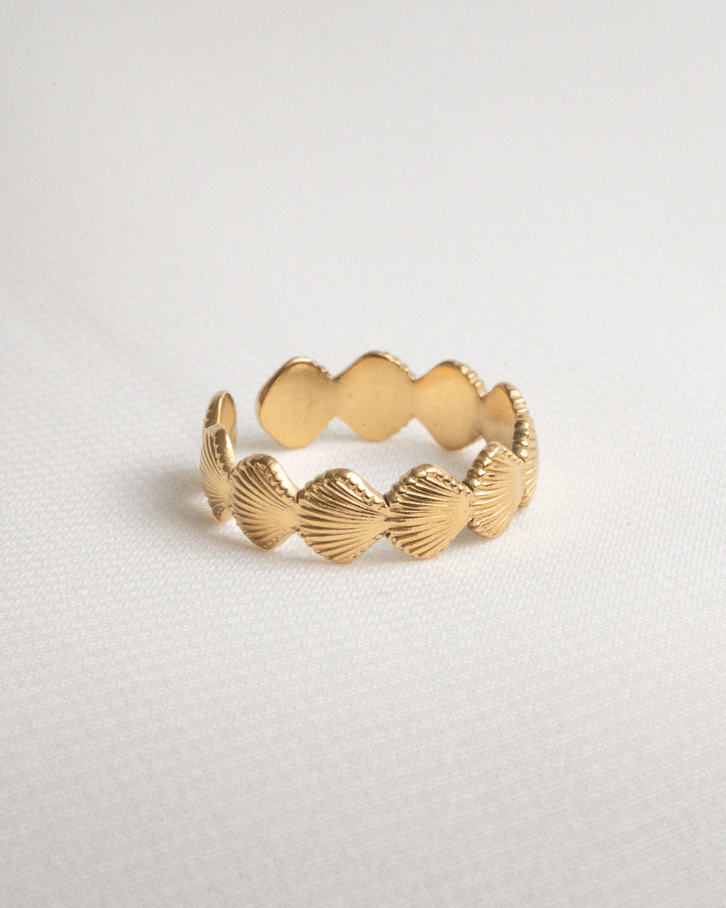 Seashell Adjustable Ring