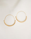 Slim Gold Hoop Earrings