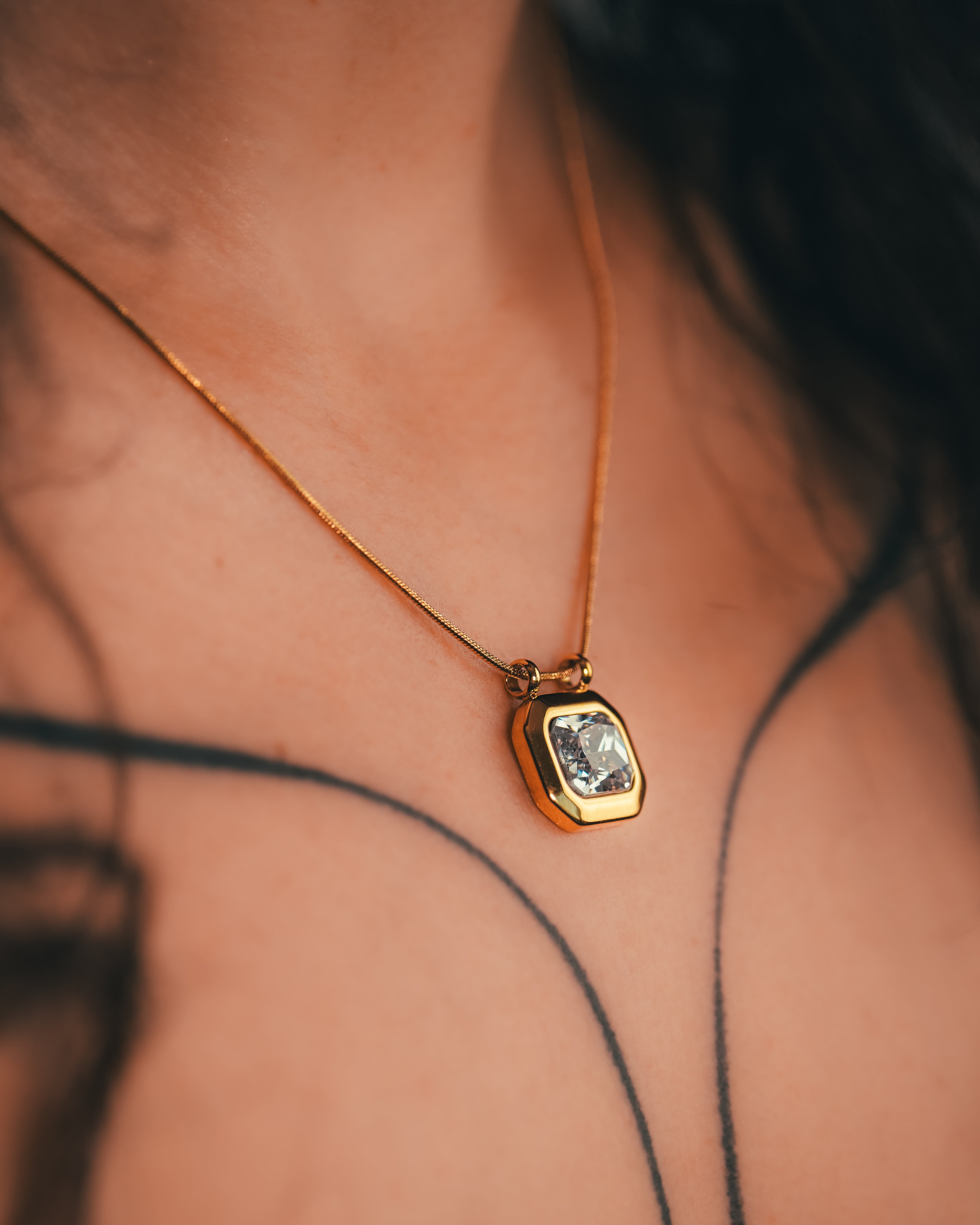 Gem Pendant Necklace
