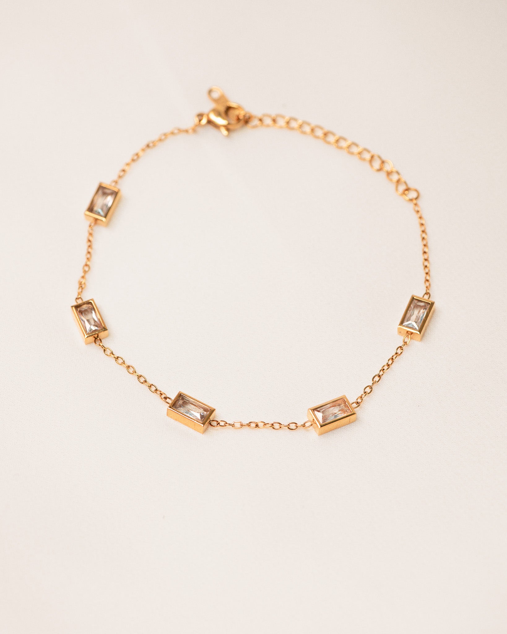 Beveled Baguette Bracelet