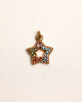 Multi Color Star Charm