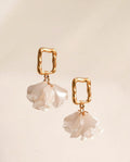 Pearl Petal Earrings