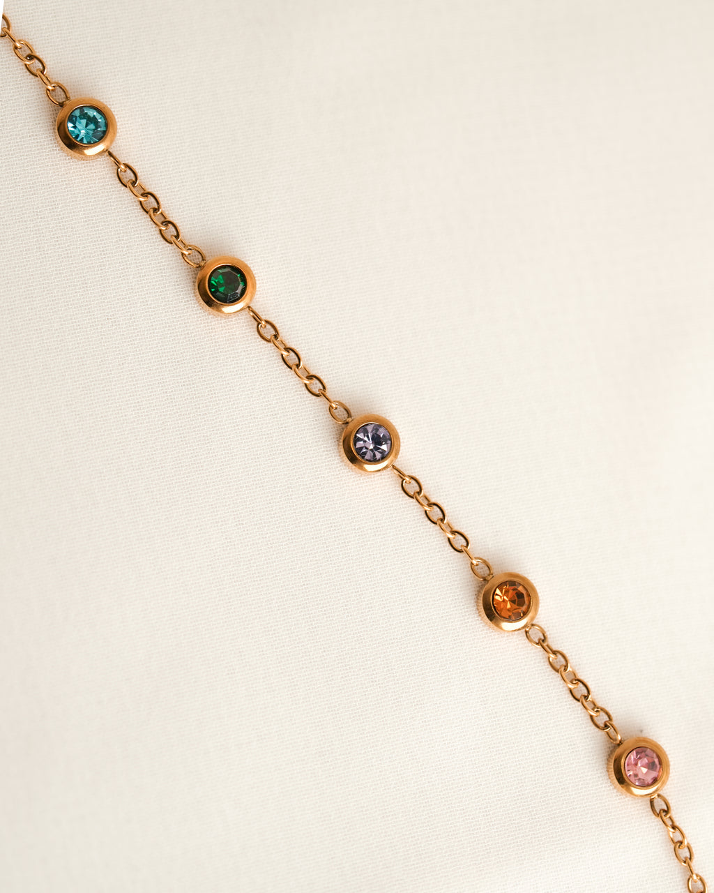 Colorful Gem Hand Chain