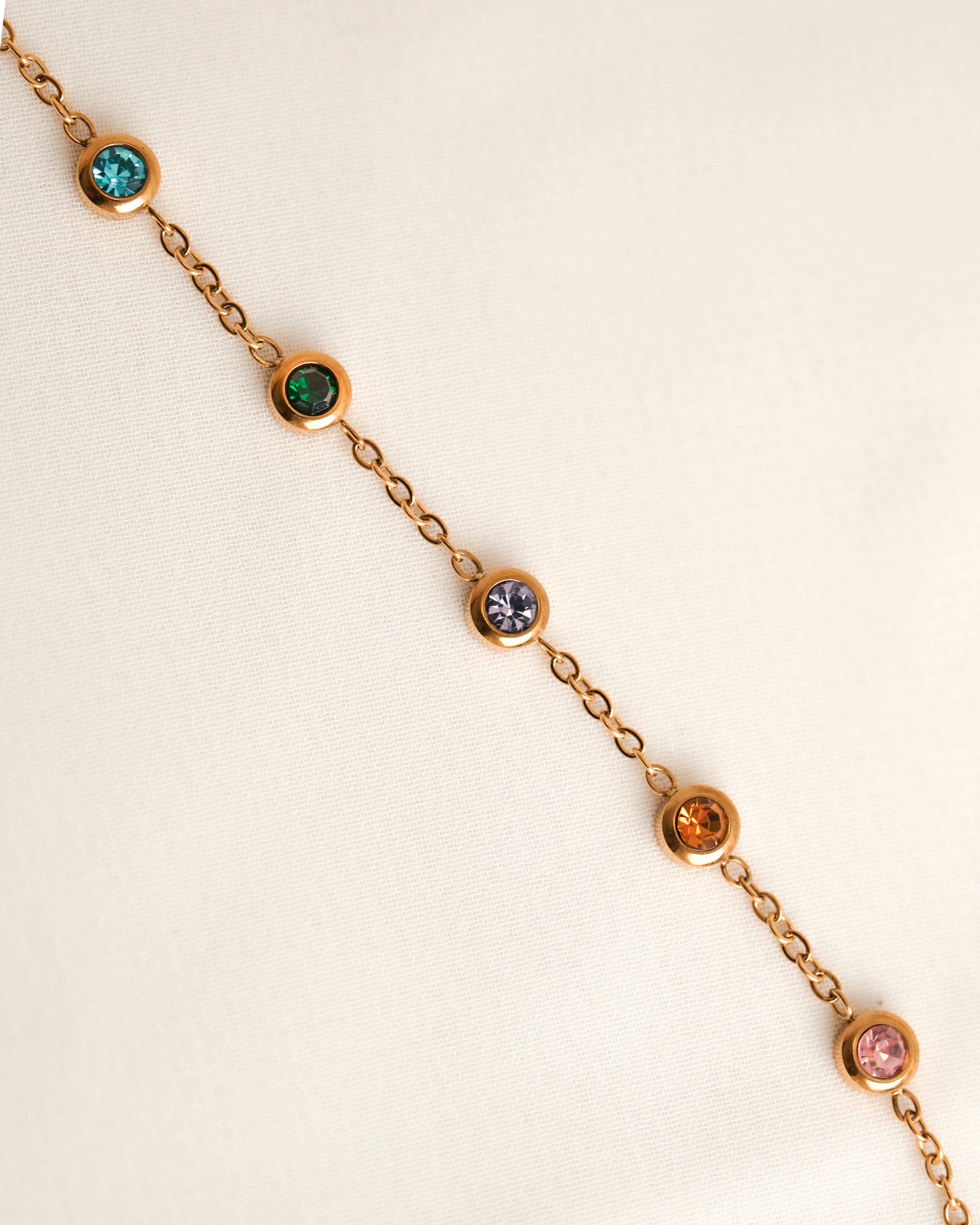 Colorful Gem Hand Chain