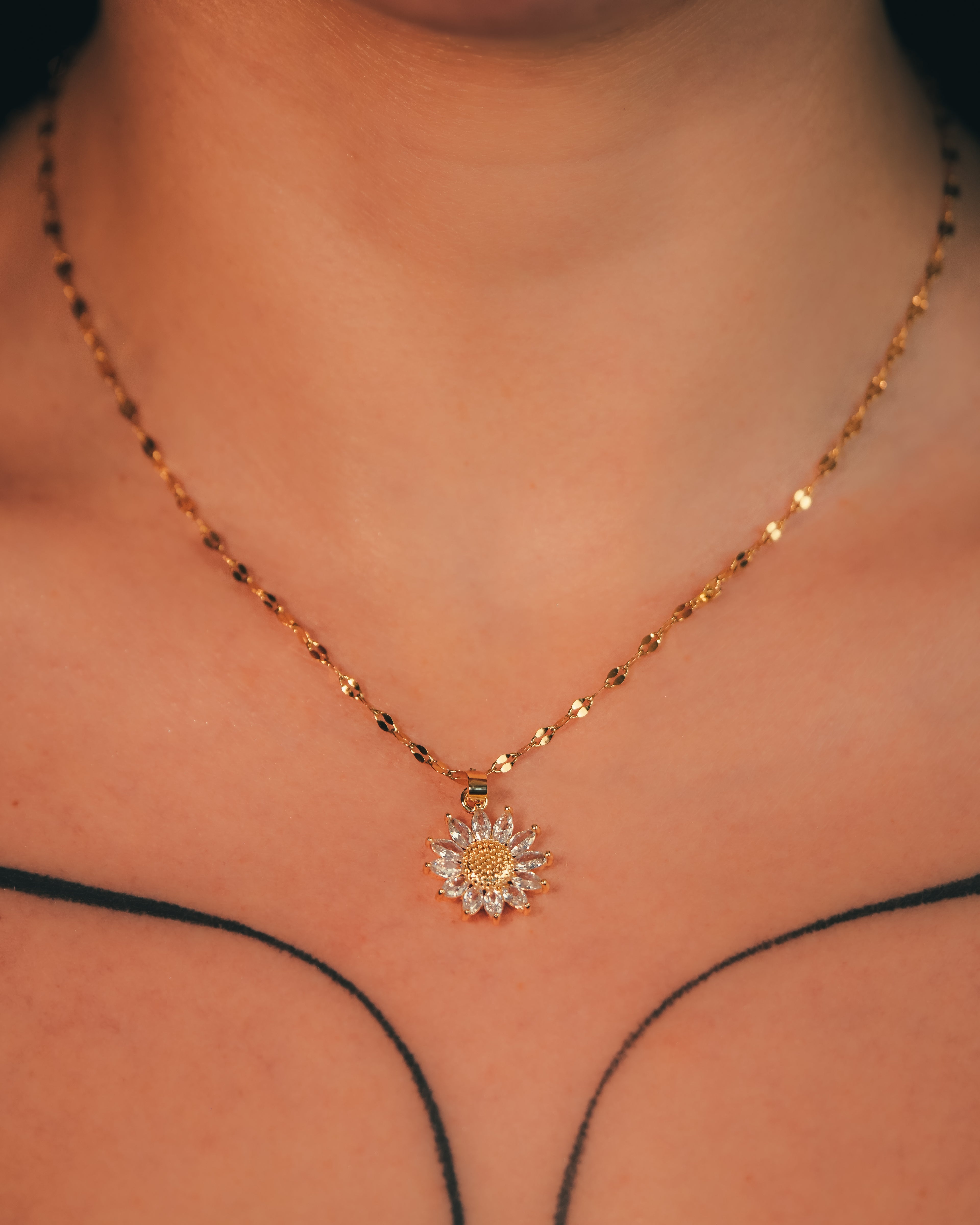 Sunflower Necklace