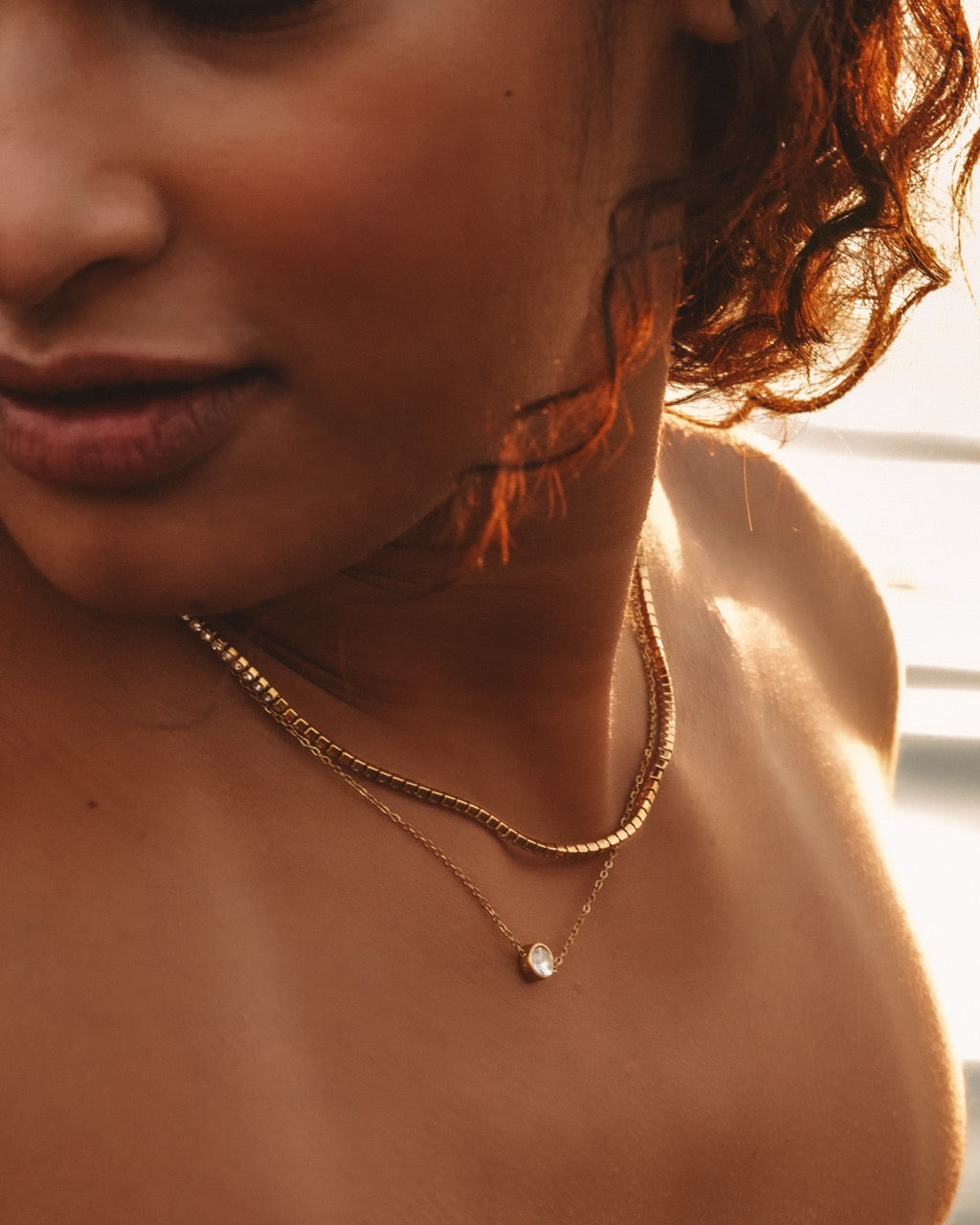 Double Layer Tennis Necklace