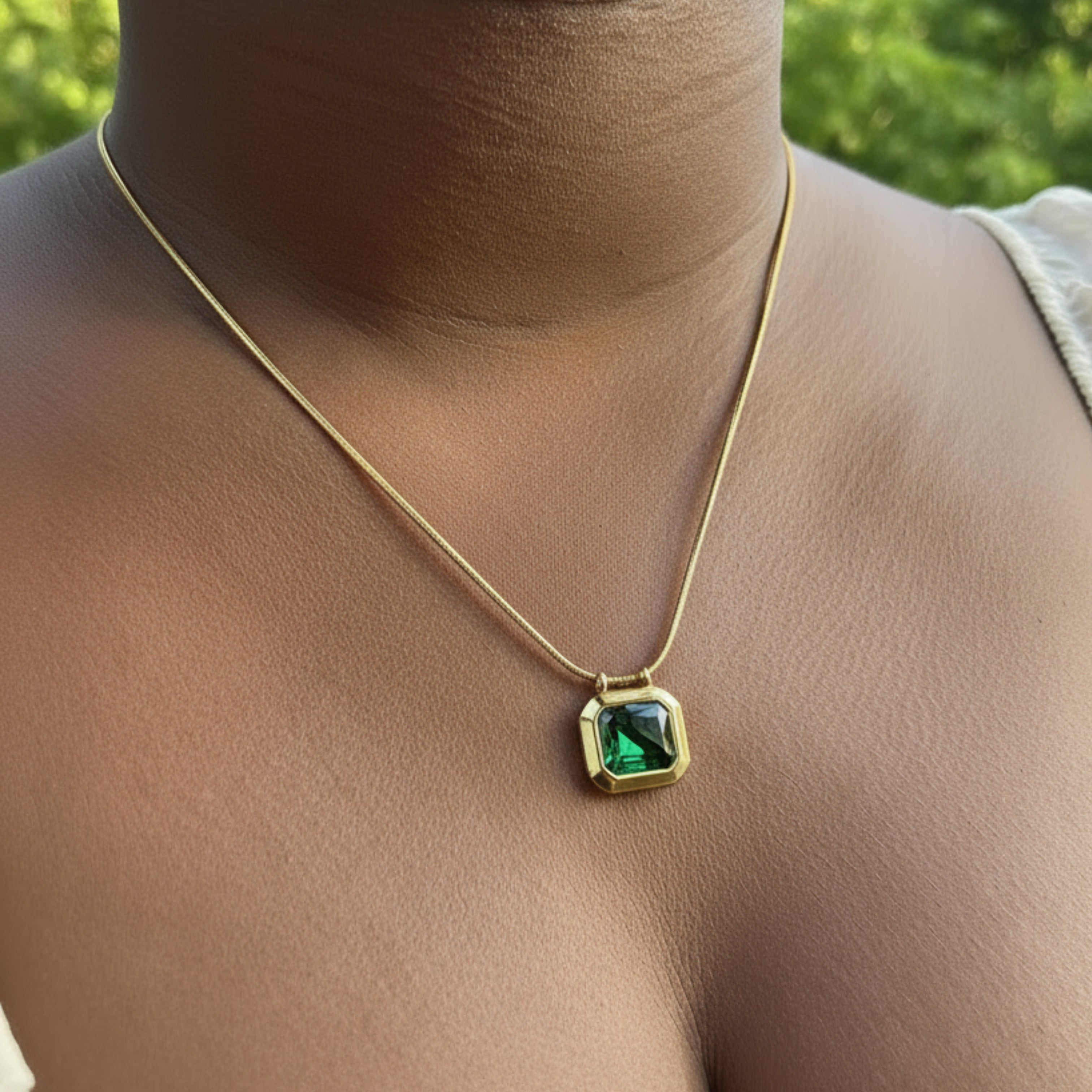 Gem Pendant Necklace