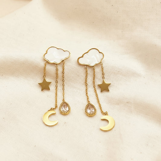 Celestial Drop Earrings