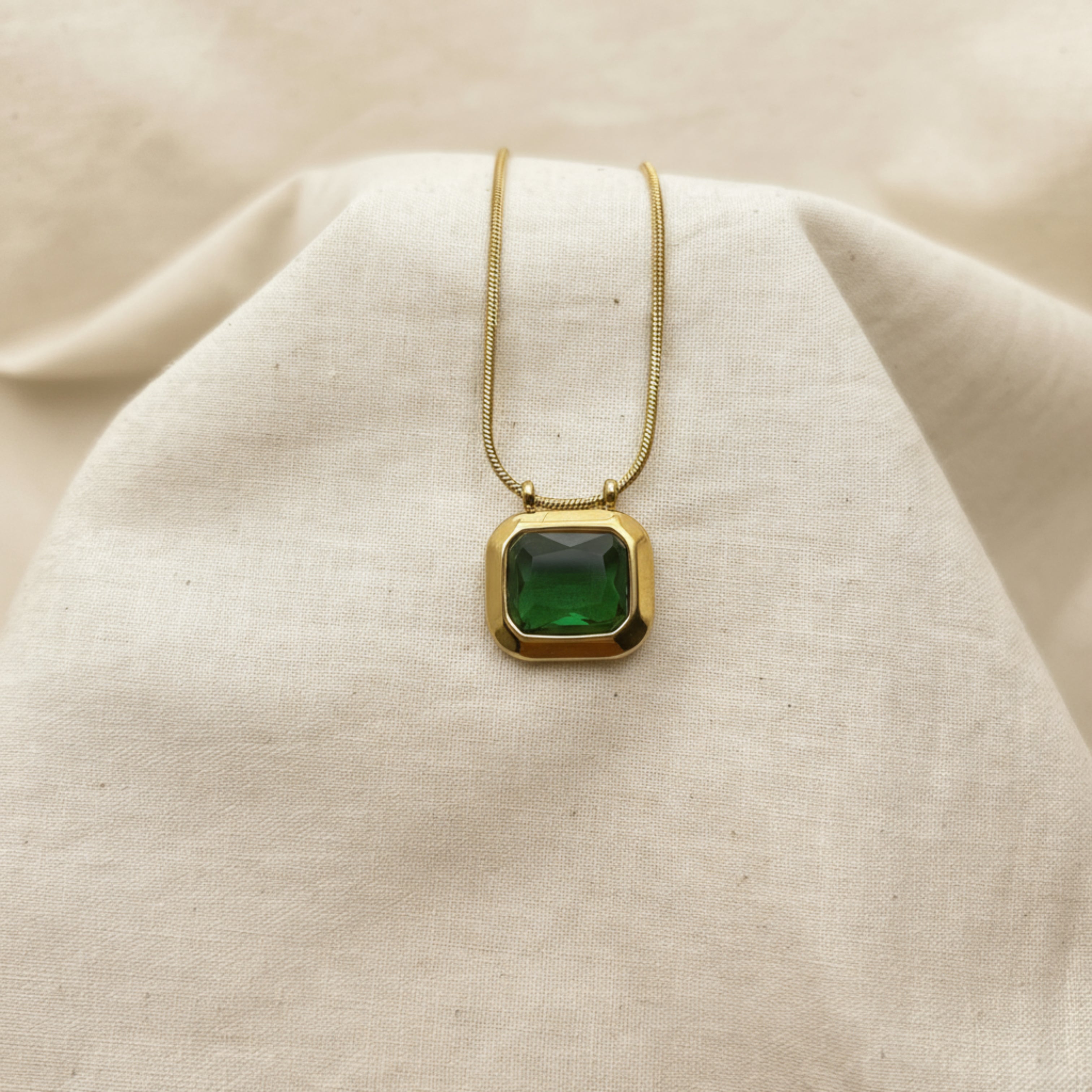 Gem Pendant Necklace