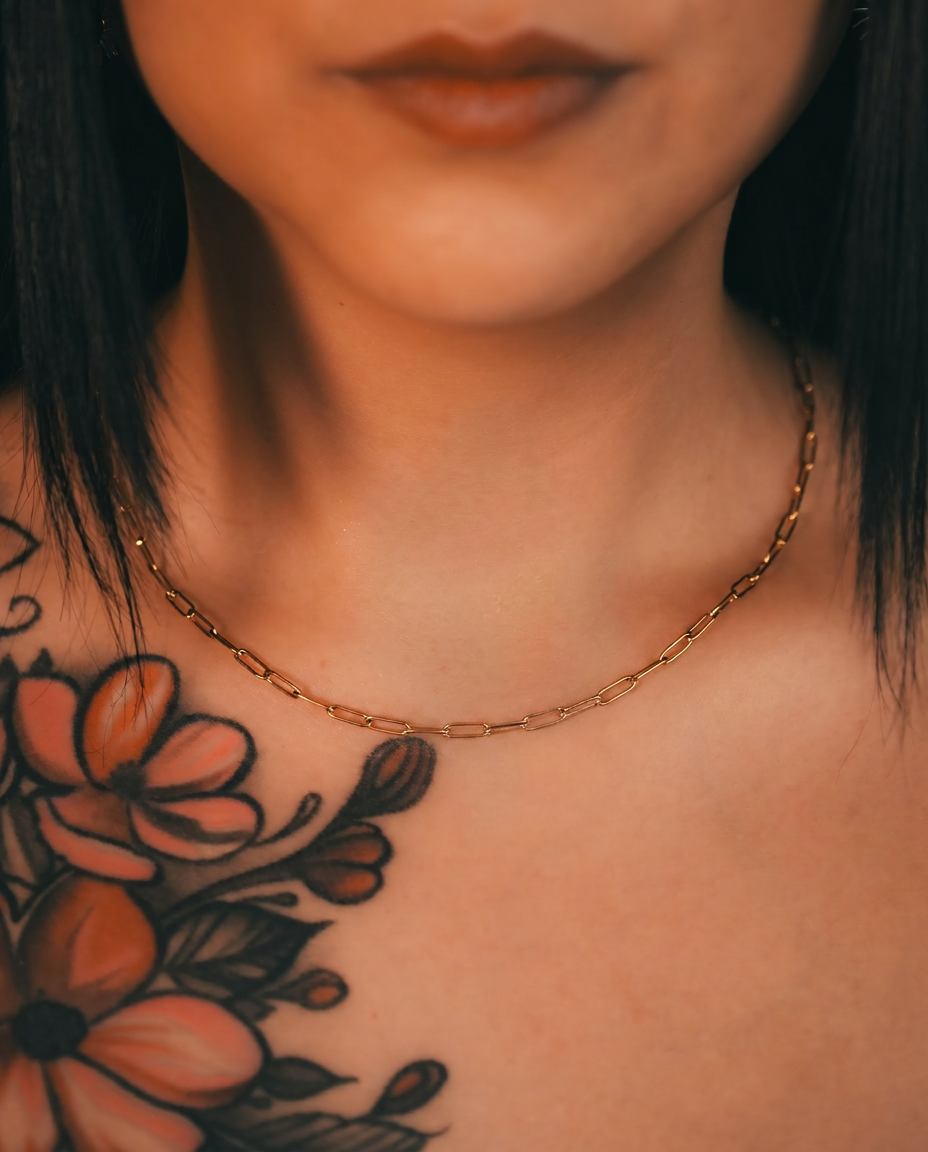Paper Clip Necklace
