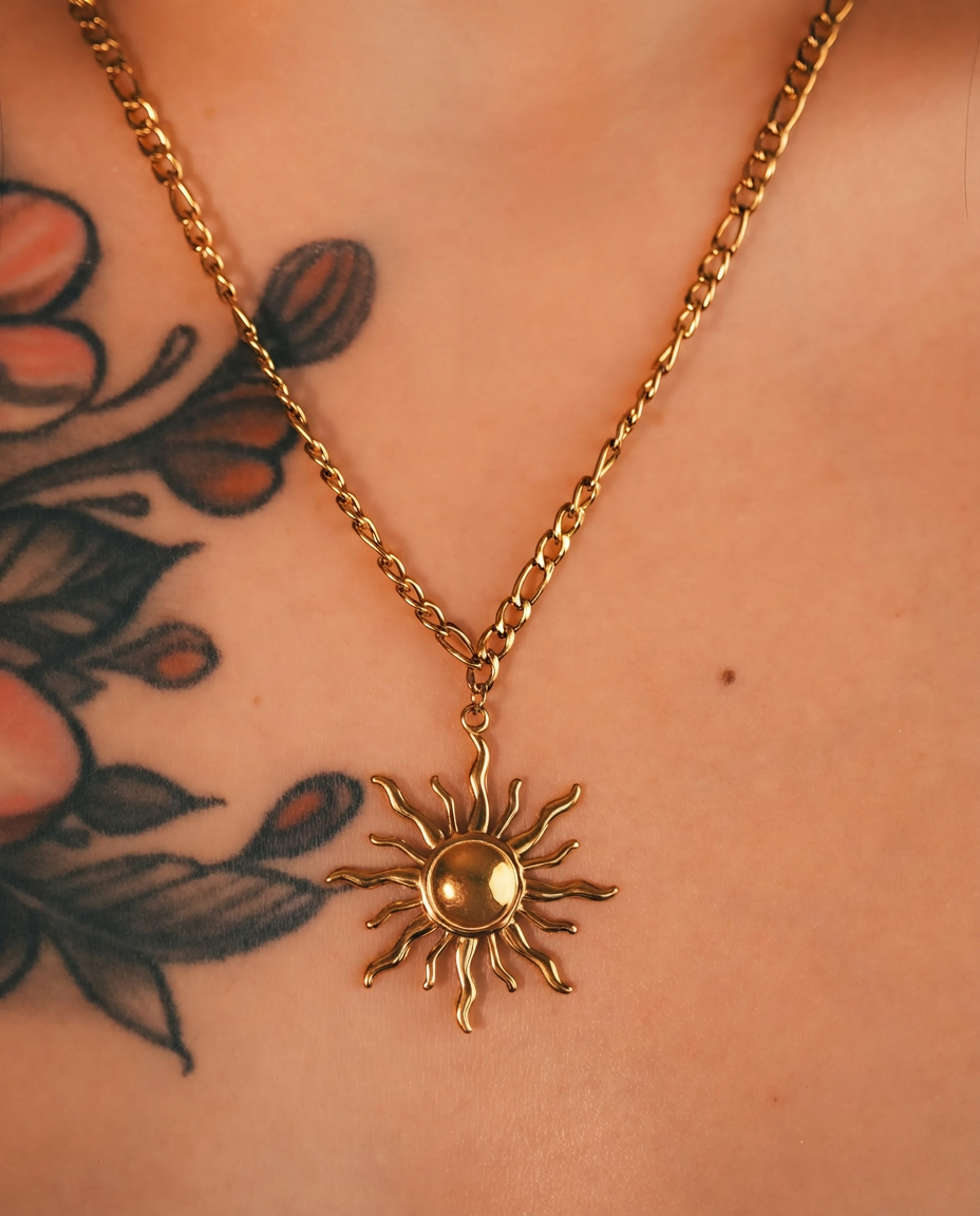 Sun Pendant Necklace