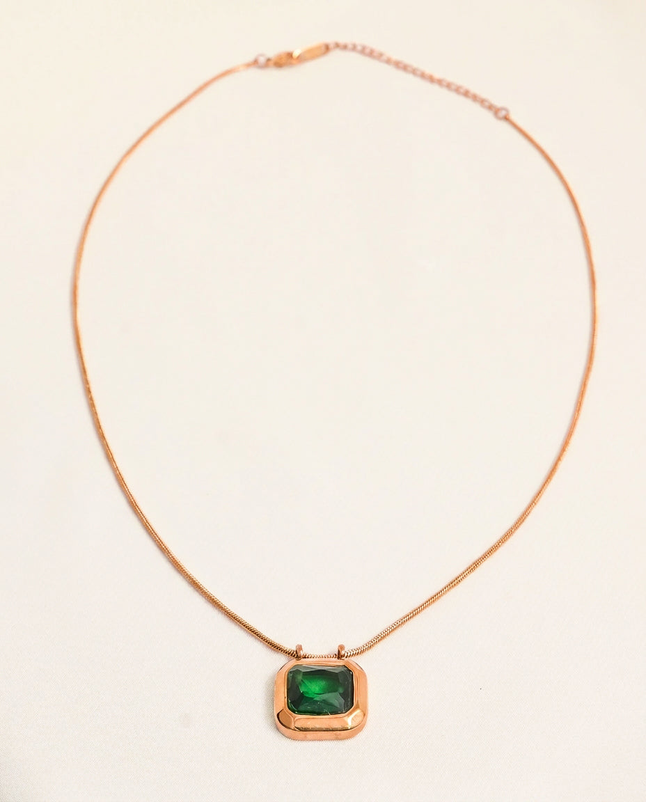 Gem Pendant Necklace