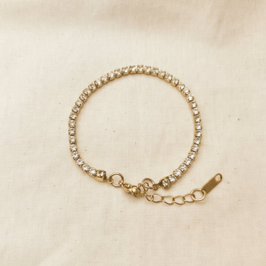 Rhinestone Tennis Bracelet