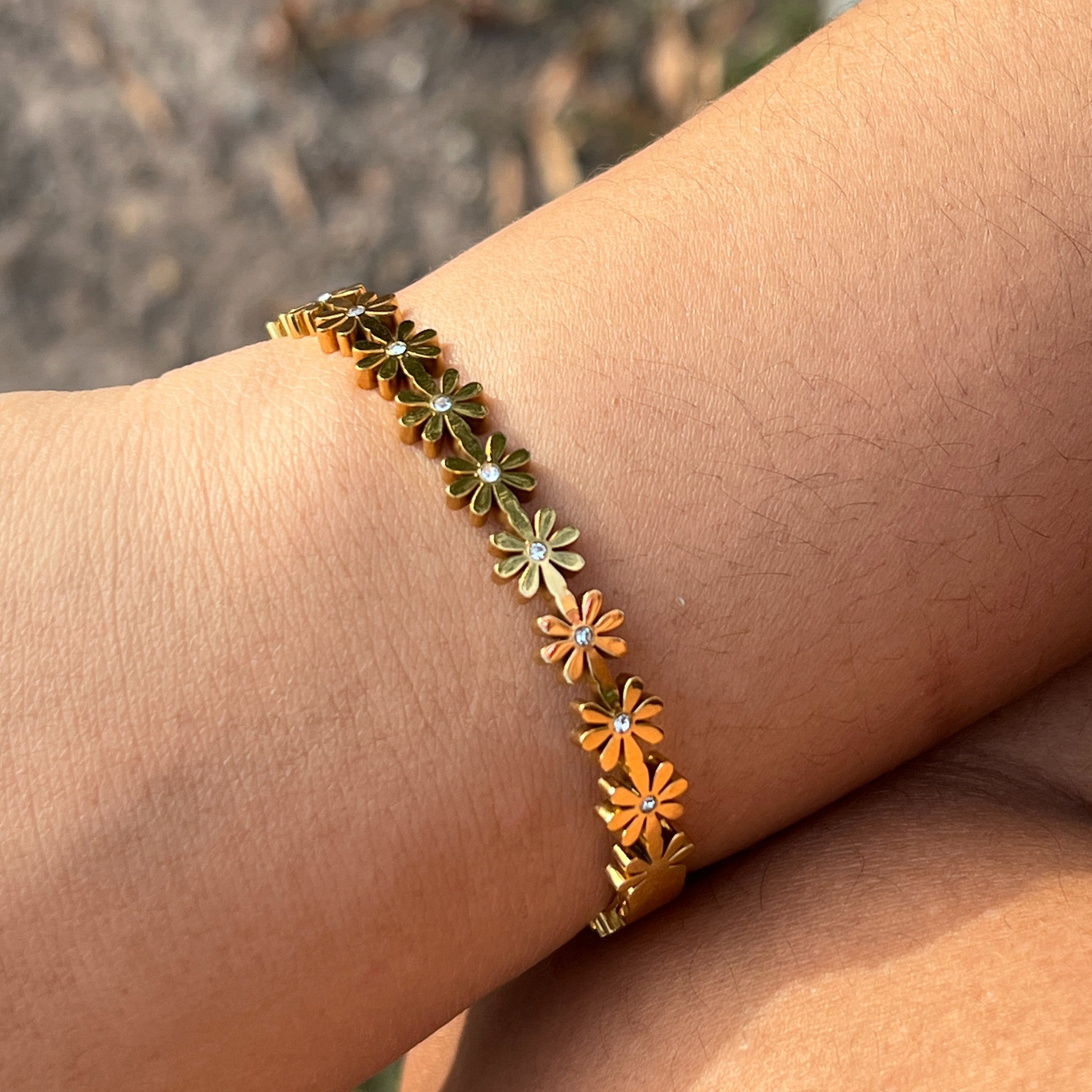 Daisy Cuff Bracelet