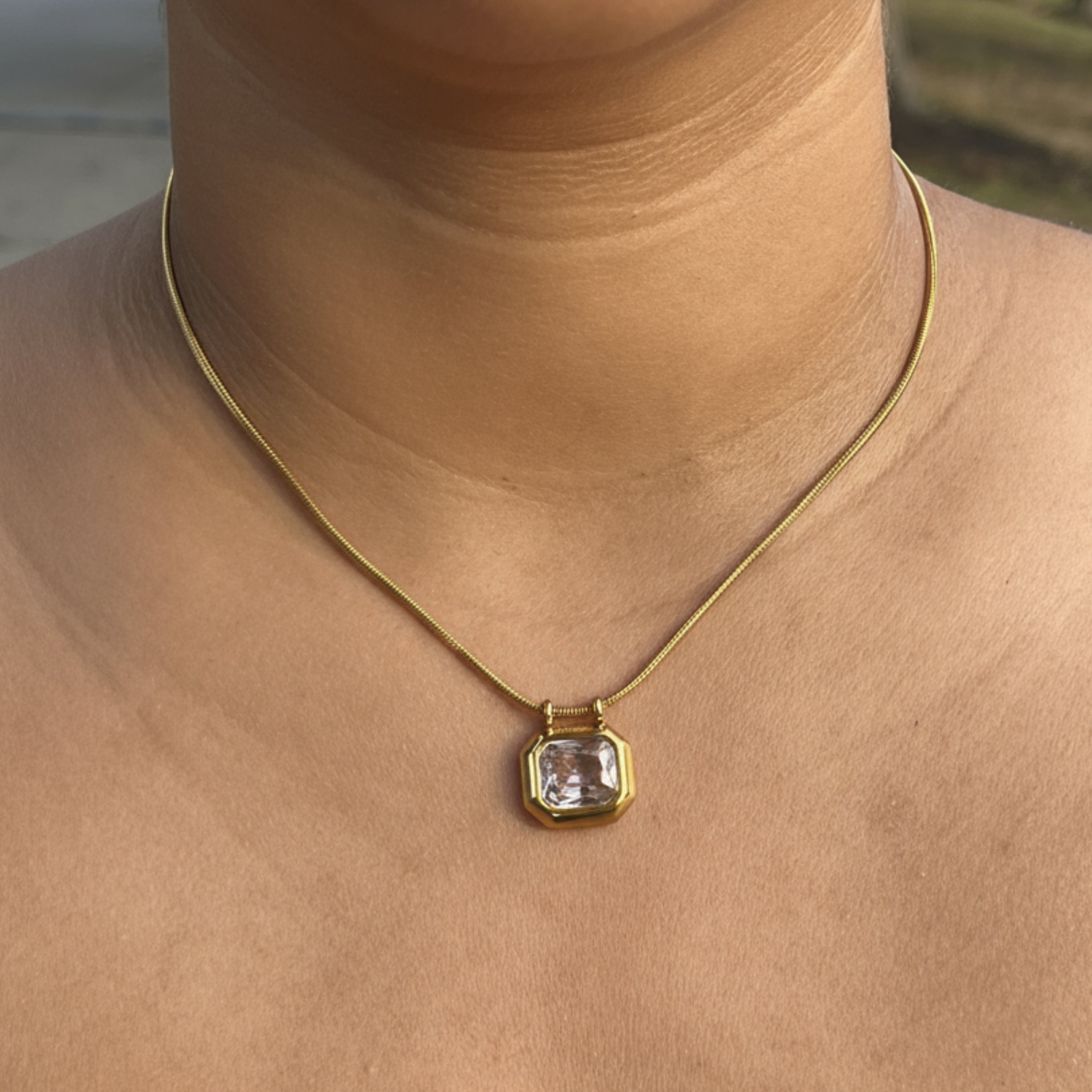 Gem Pendant Necklace